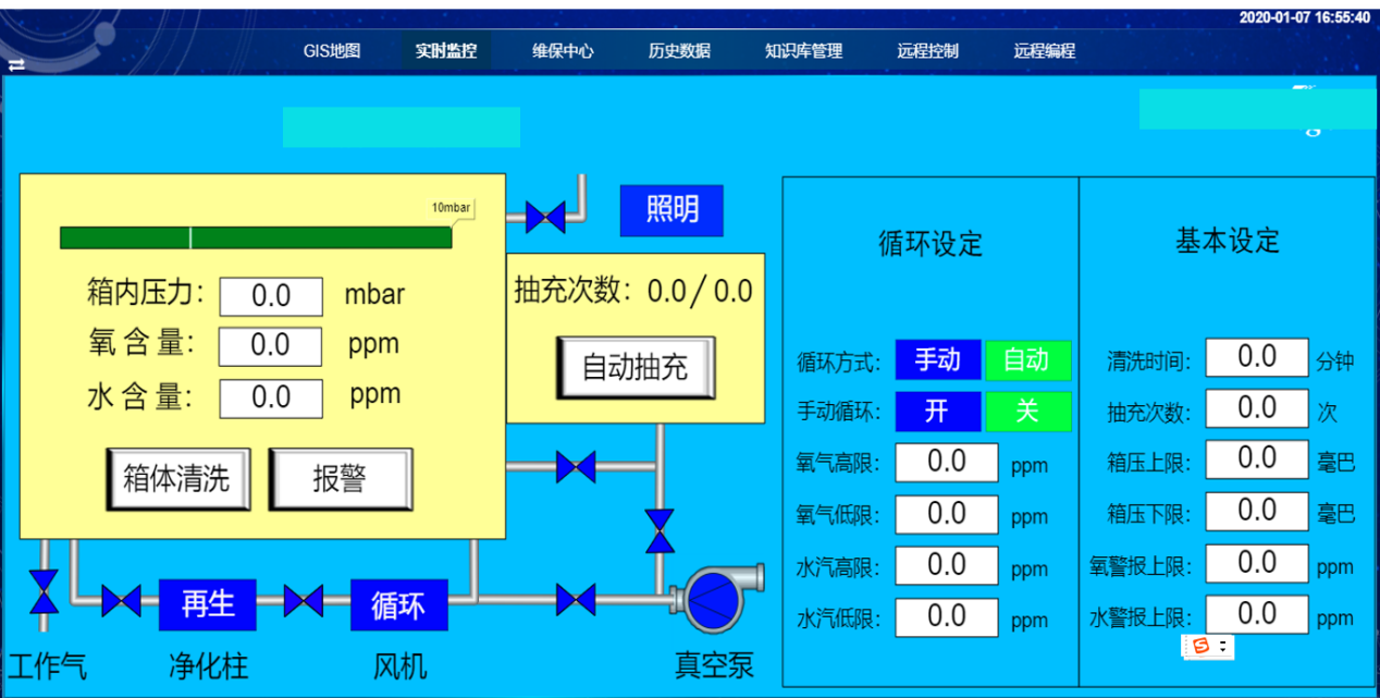 設(shè)備組態(tài)畫面